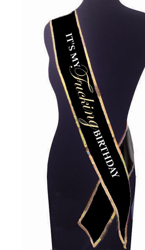 Its My Birthday Sash